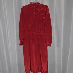 Elegant Red Women's Dress